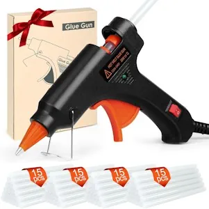 Heißklebepistole Klebepistole 60 Heißklebesticks Heissklebepistole Klebesticks für DIY Kleine Handwerk und schnelle Reparaturen in Haus & Büro, 20W Klebepistolen - Jetzt bei Amazon bestellen*